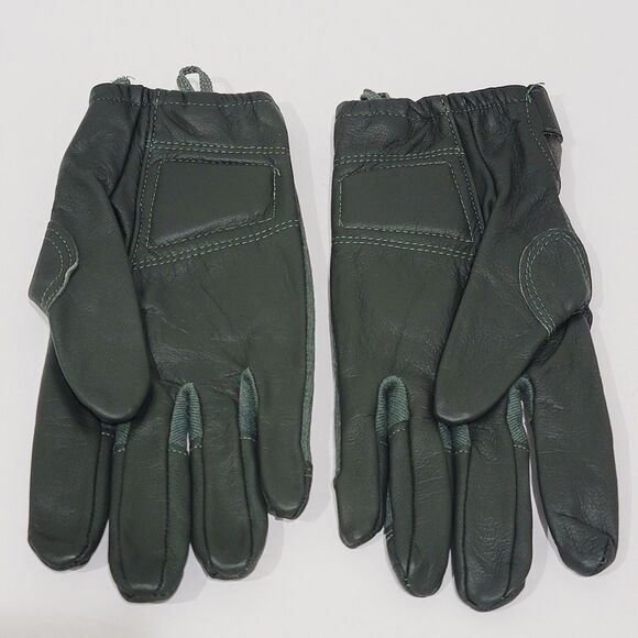Army Combat Gloves Type 2 Capacitive Mens Sz Large Green Leather Promotions Plus - Picture 3 of 5